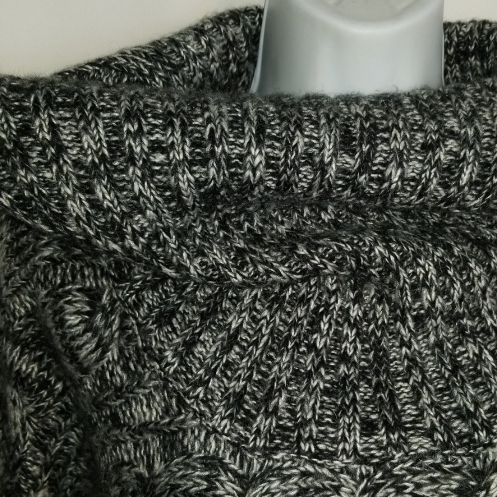 I Love Boy Meets Girl Sweater L Cowl Black SHORT - Picture 3 of 7